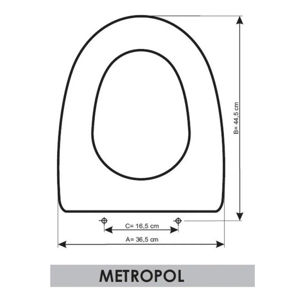 Tapa Y Asiento Para Inodoro – Metropol – Gala