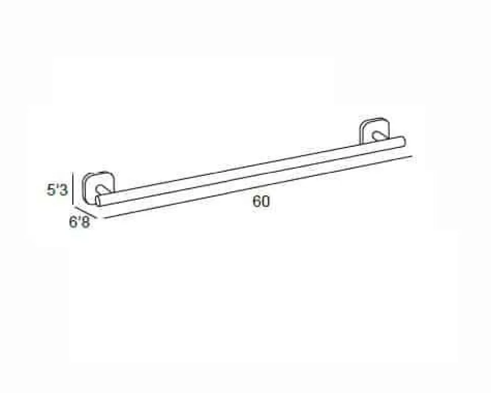 Toallero Barra – Cromo – Bassic – Manillons Torrent