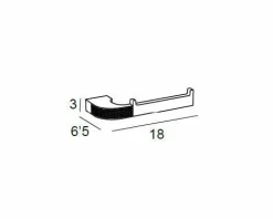 Toallero Bidet – Oro Modelo Carmen – 6612001 – Manillons Torrent