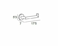 Toallero Bidet – Pulido B. Modelo Eco – 6512053 – Manillons Torrent